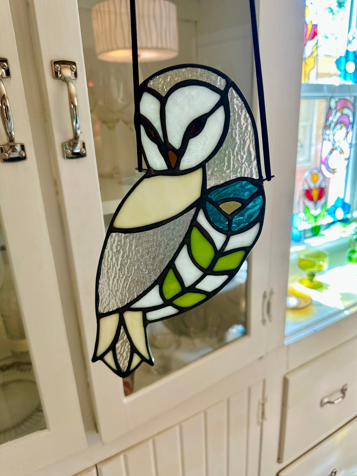 Floral Owl (Turquoise)