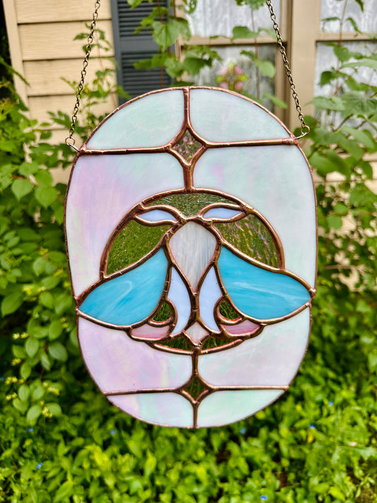 Moon & Moth (Blue/Iridescent)
