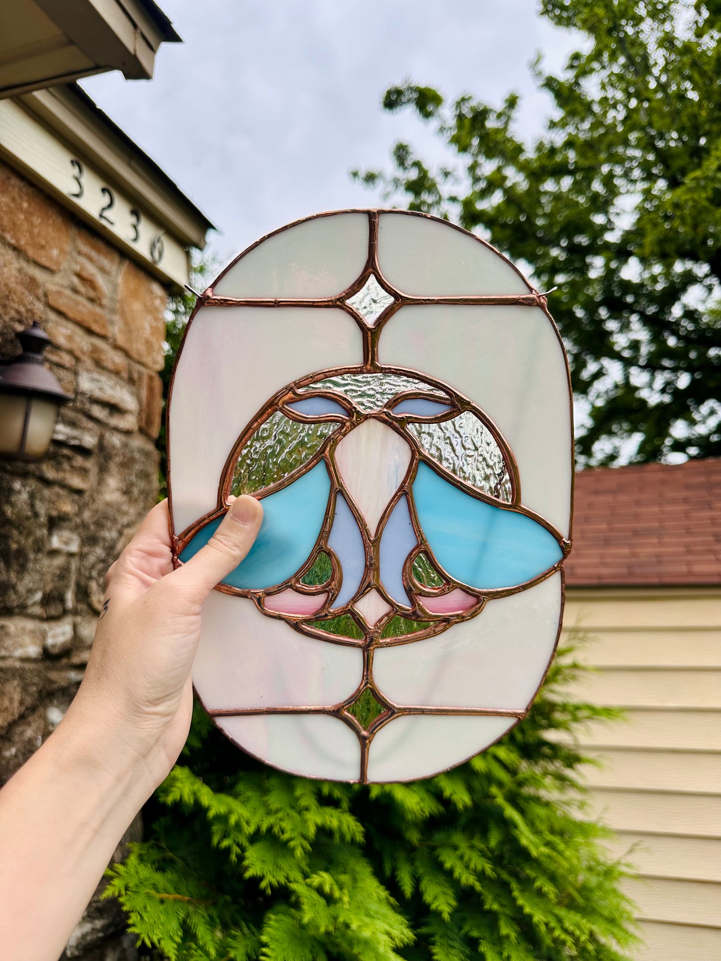 Moon & Moth (Blue/Iridescent)