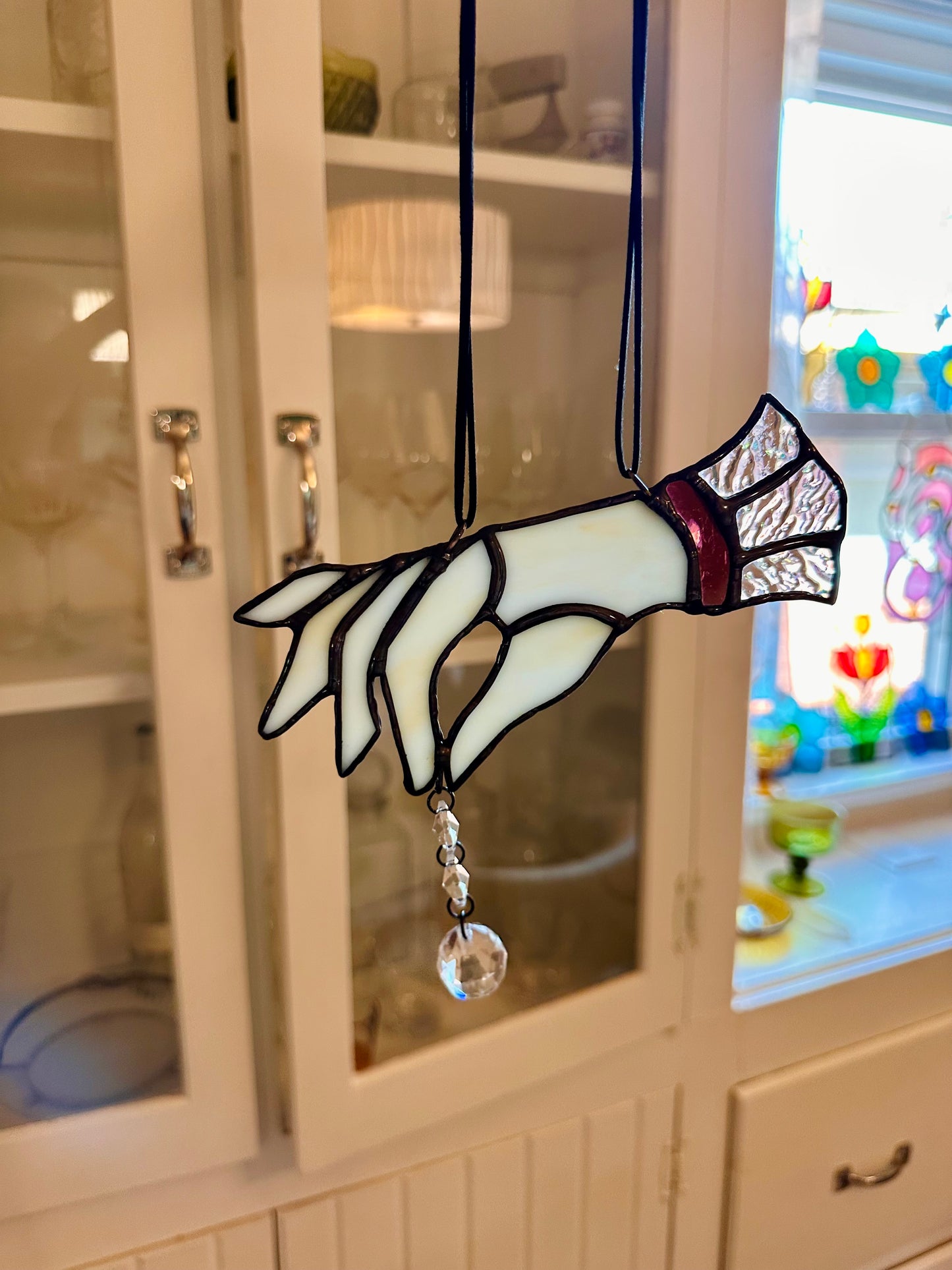 Gothic Glove Suncatcher - Iridescent