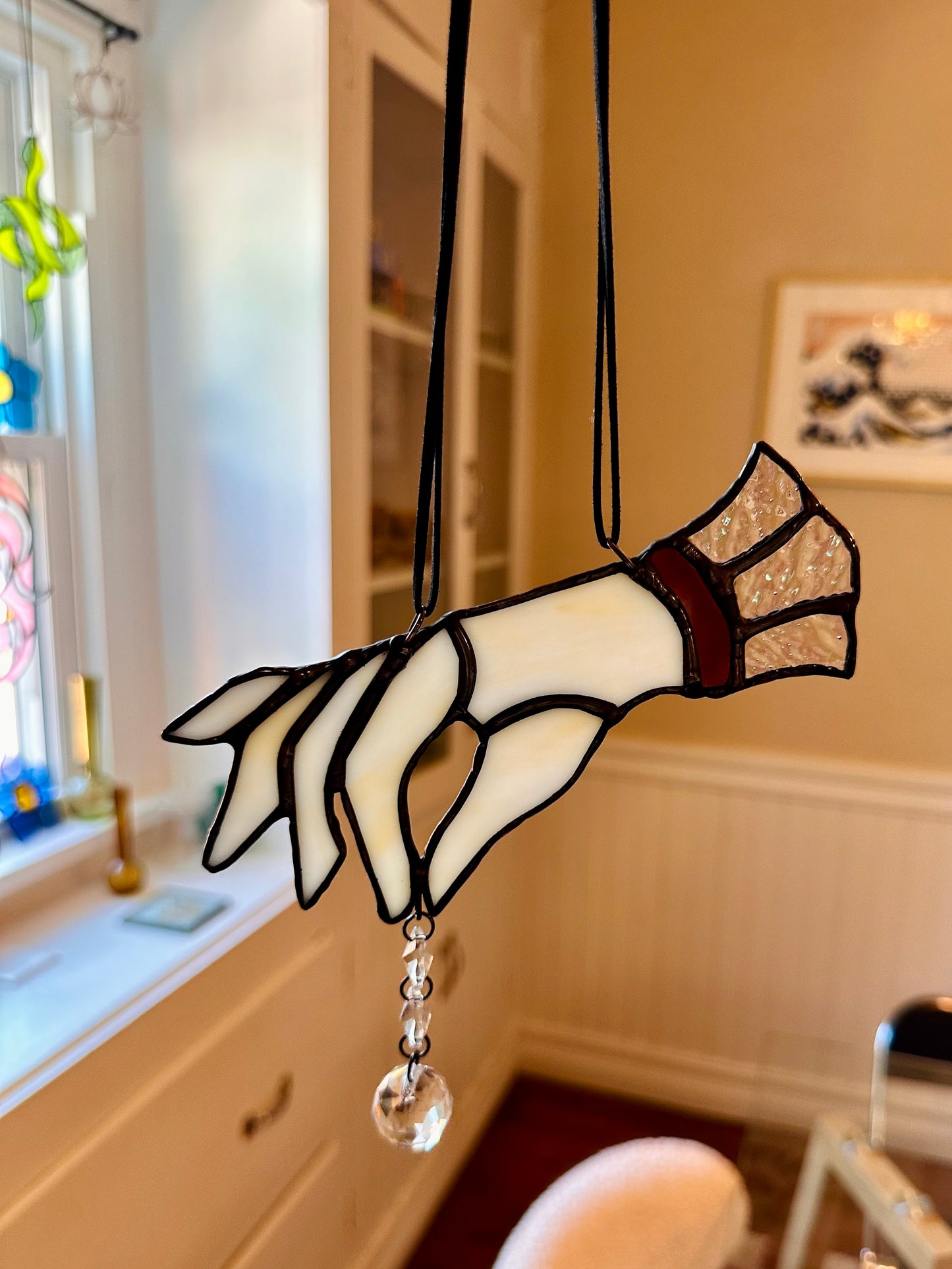 Gothic Glove Suncatcher - Iridescent