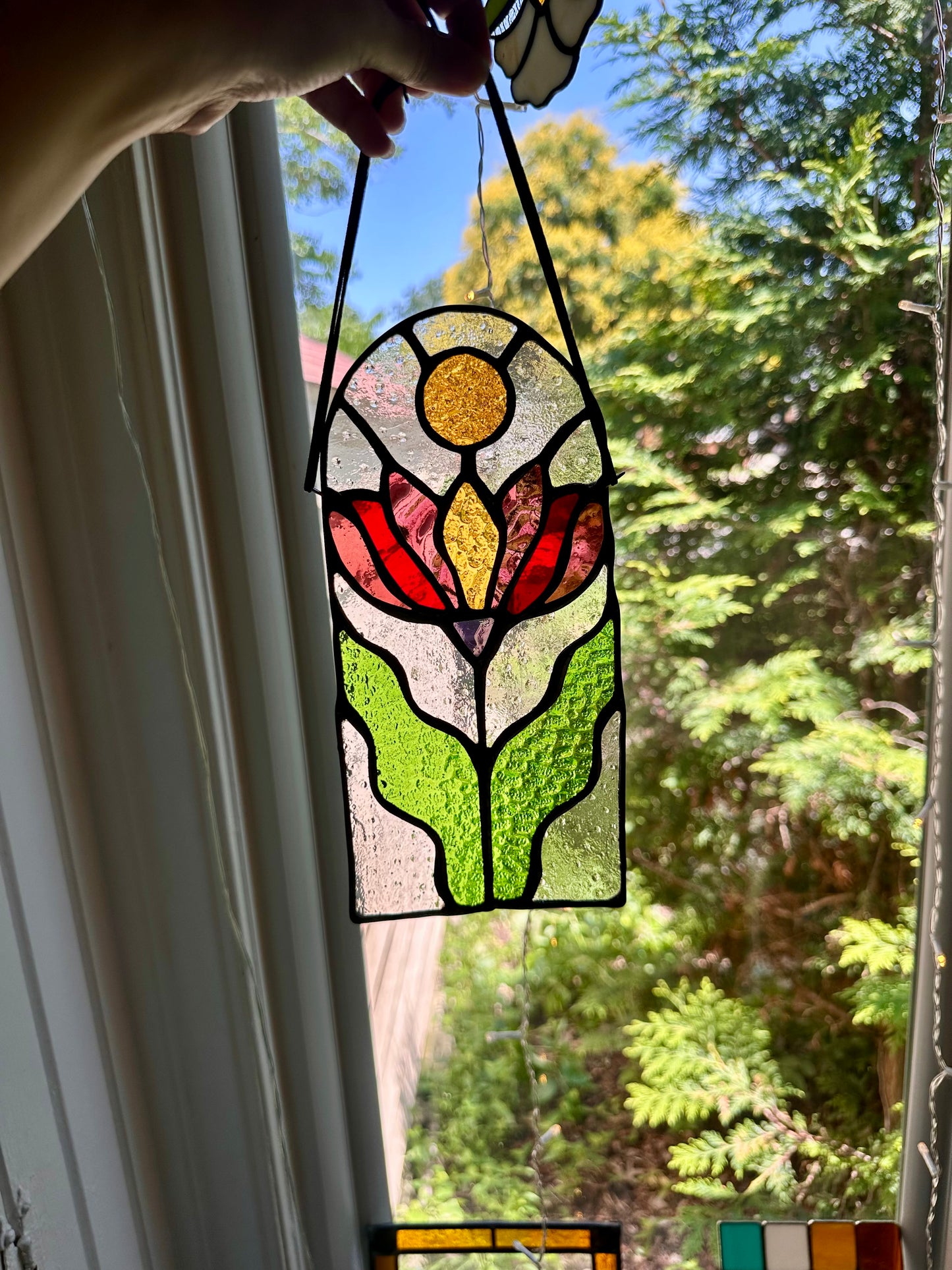 Retro Desert Flower (Purples w/ Green)