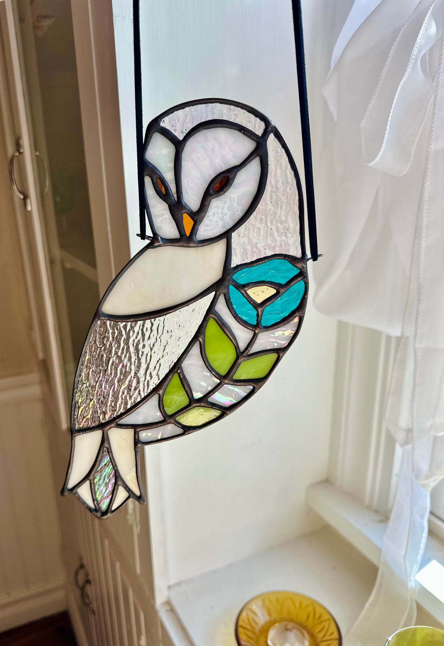 Floral Owl (Turquoise)