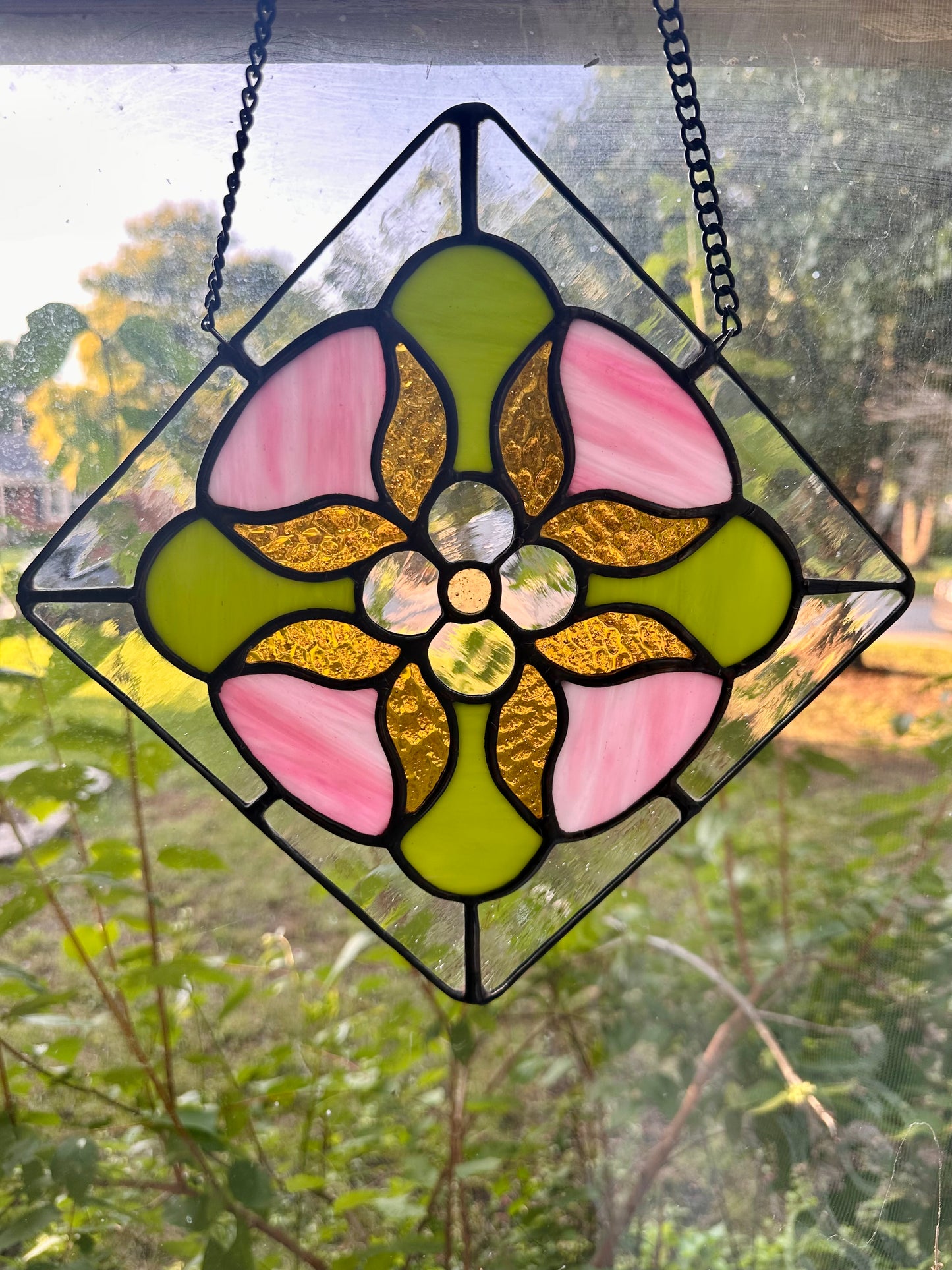 Floral Granny Square (Pink)