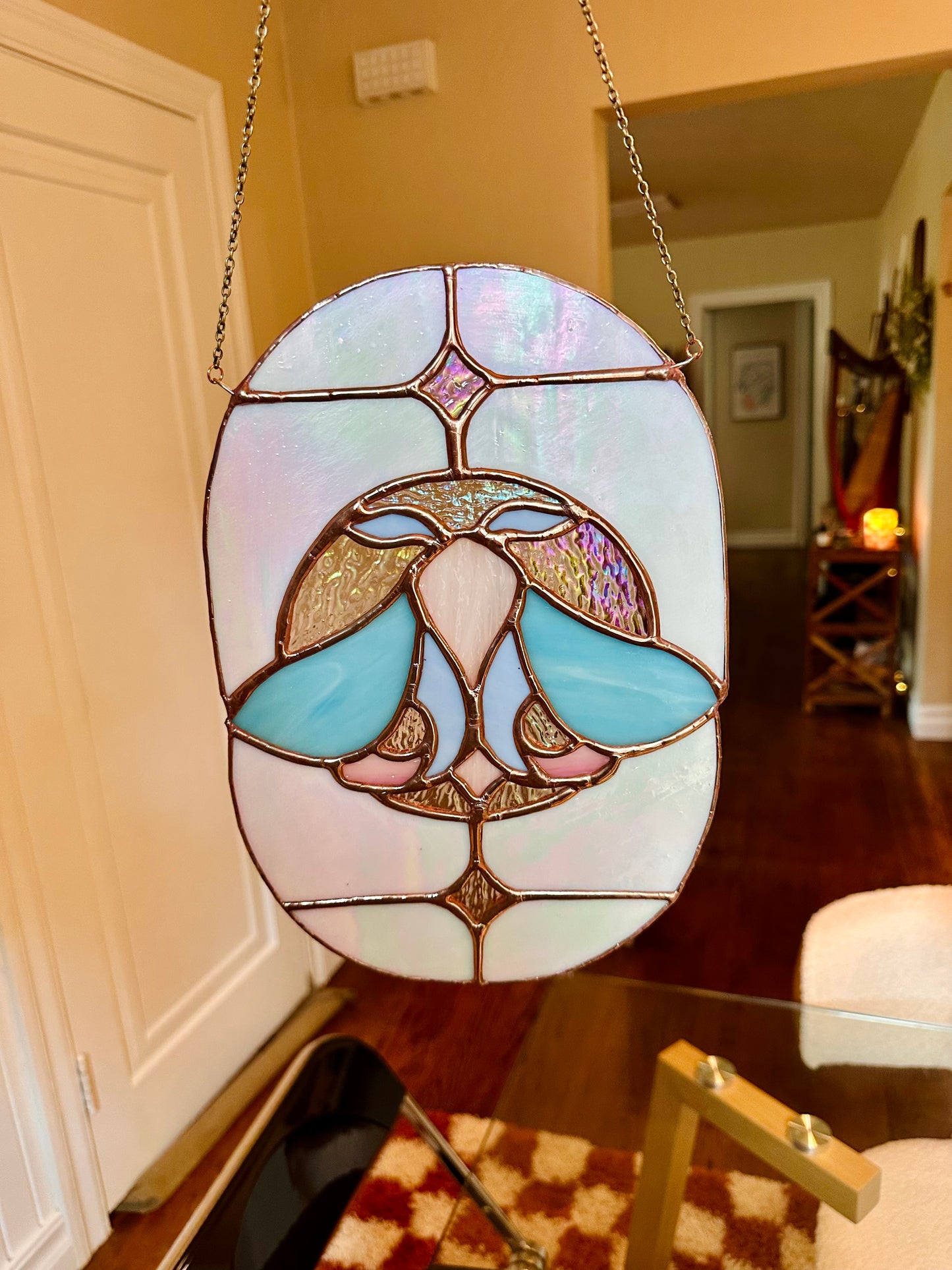 Moon & Moth (Blue/Iridescent)
