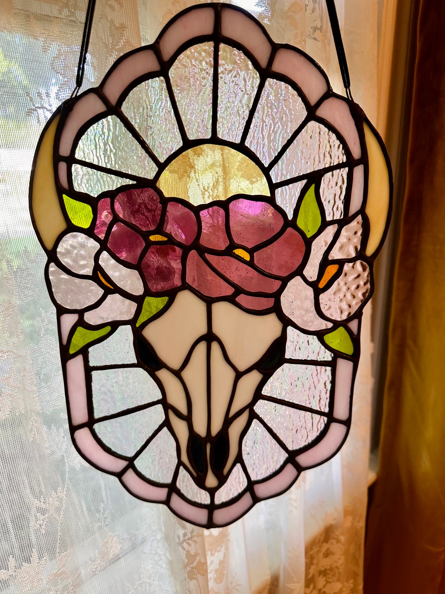 Flower Crown Cow Skull